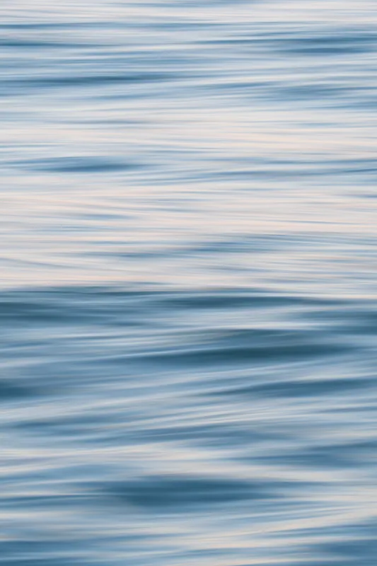 Sunset, looking down, Lake Michigan. 2018.